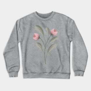 Pink Tulip Crewneck Sweatshirt